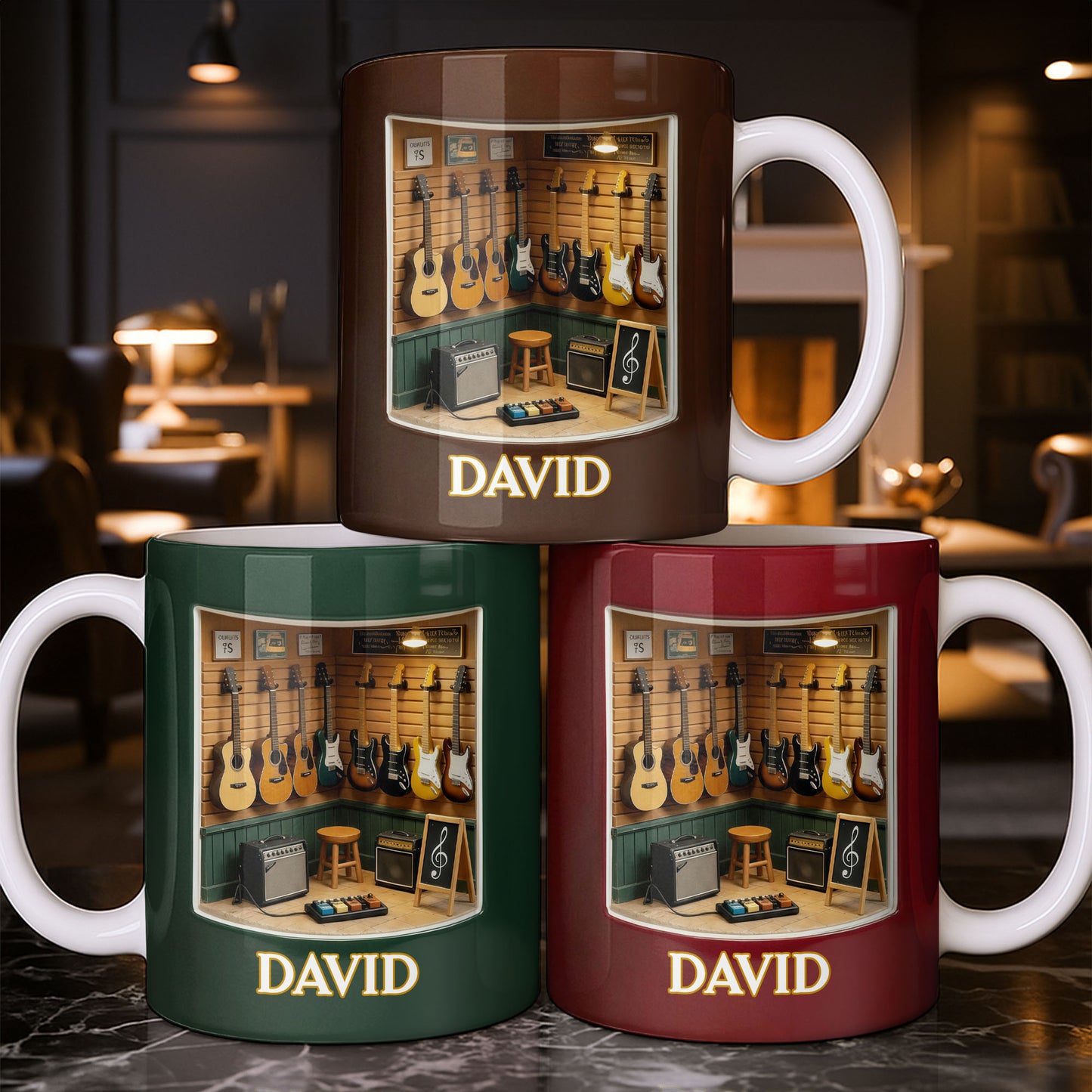 Music Is Life With Collection Of Guitars And Music Room Design