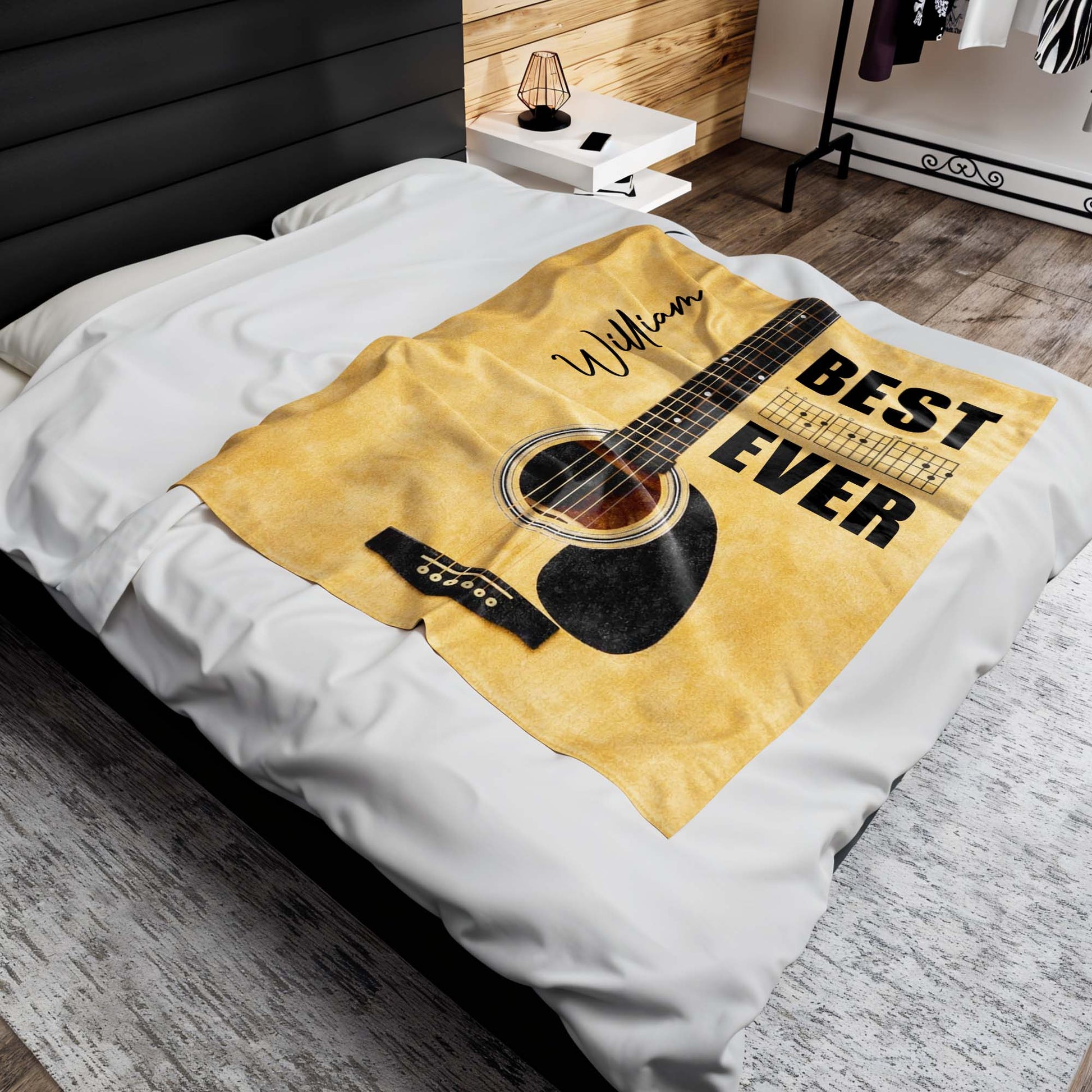Best Ever Acoustic Guitar With Musical Chords Design