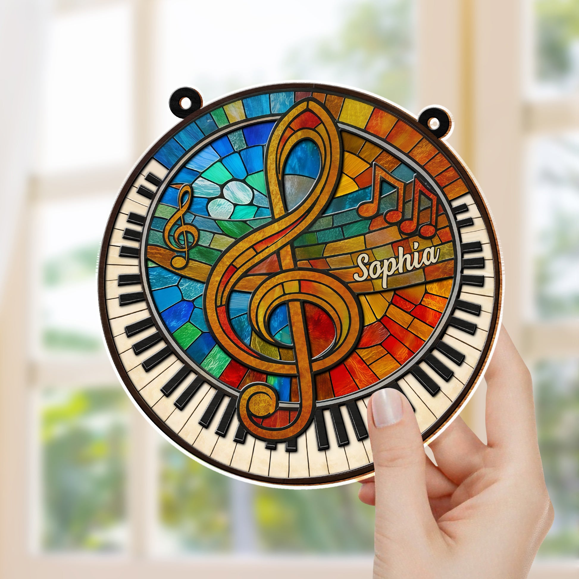 Harmonious Melodies Of Life With G-clef And Piano Keys