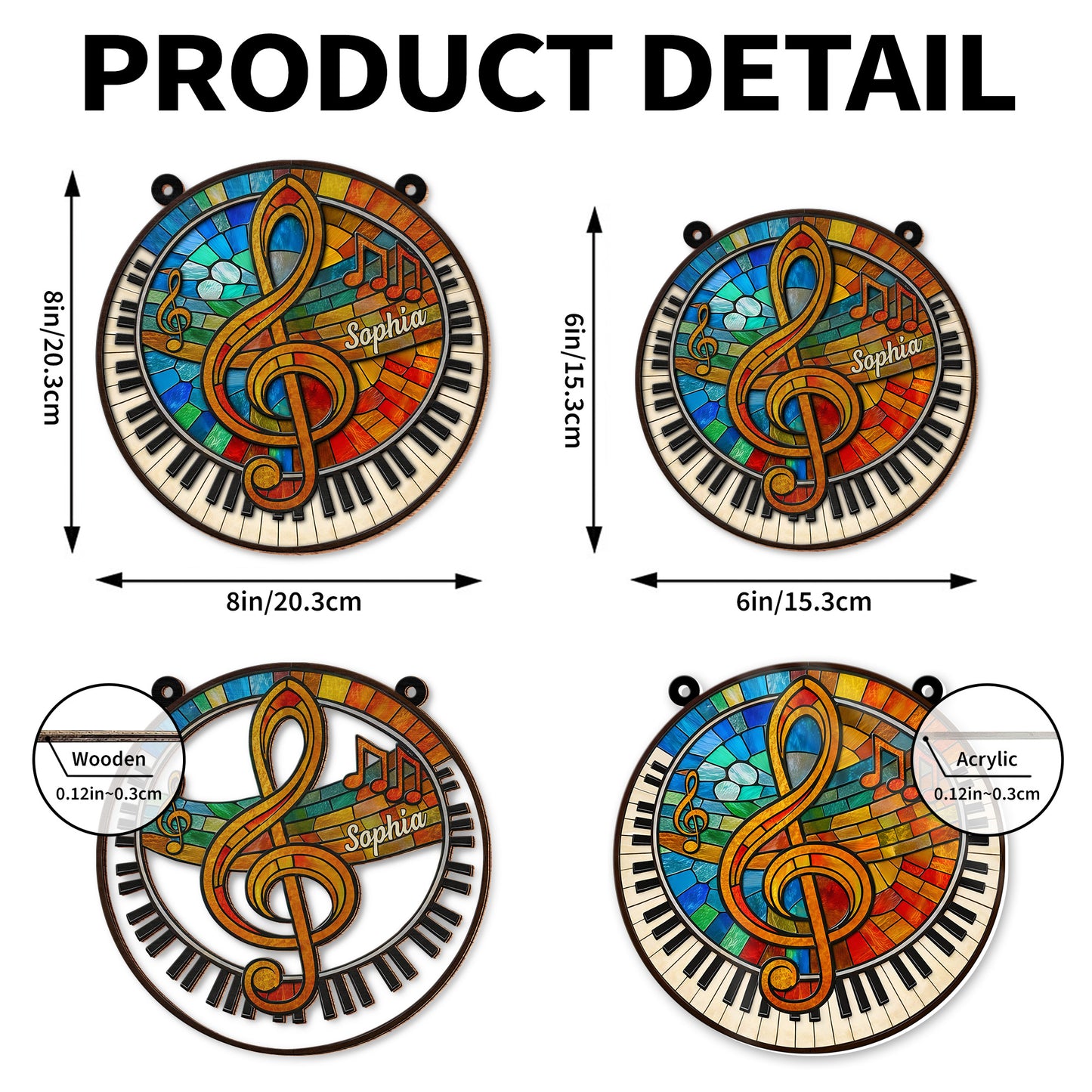 Harmonious Melodies Of Life With G-clef And Piano Keys