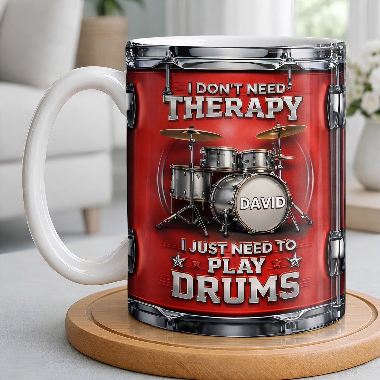 I Don't Need Therapy I Just Need To Play Drums Drum Set Design