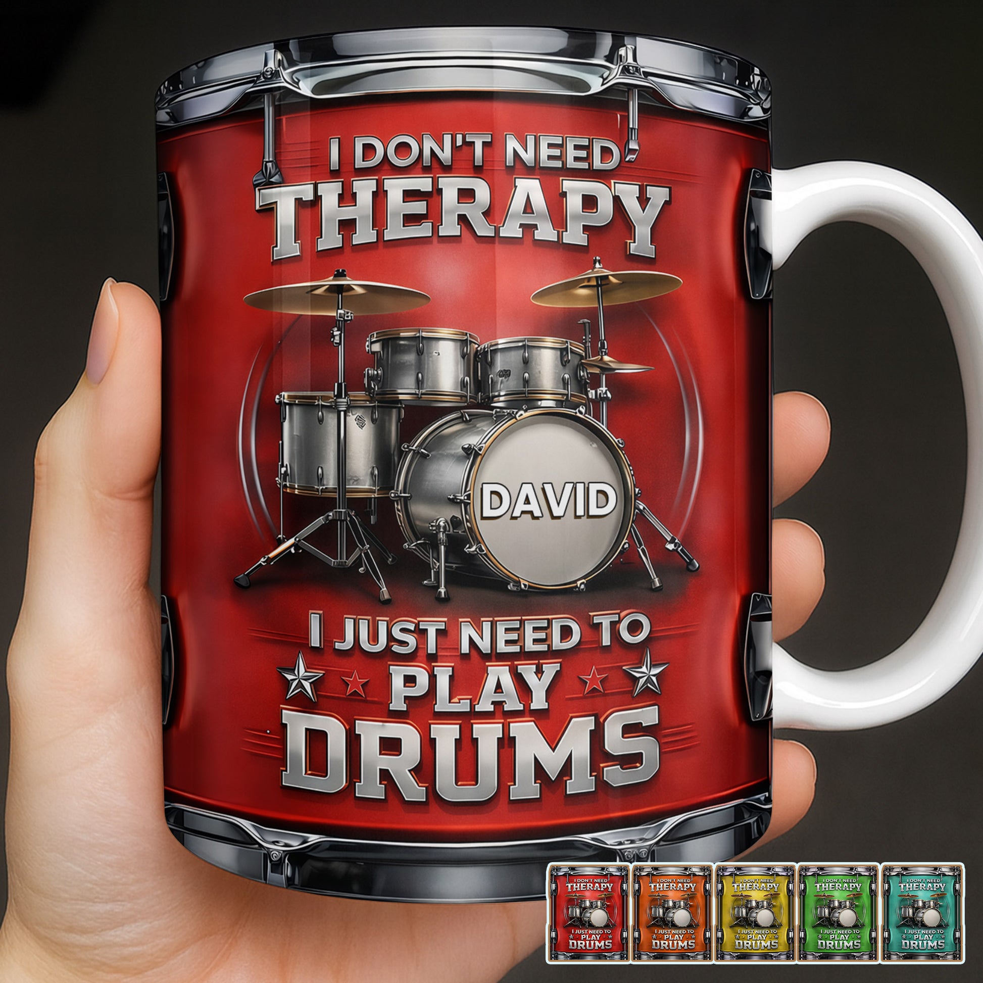 I Don't Need Therapy I Just Need To Play Drums Drum Set Design