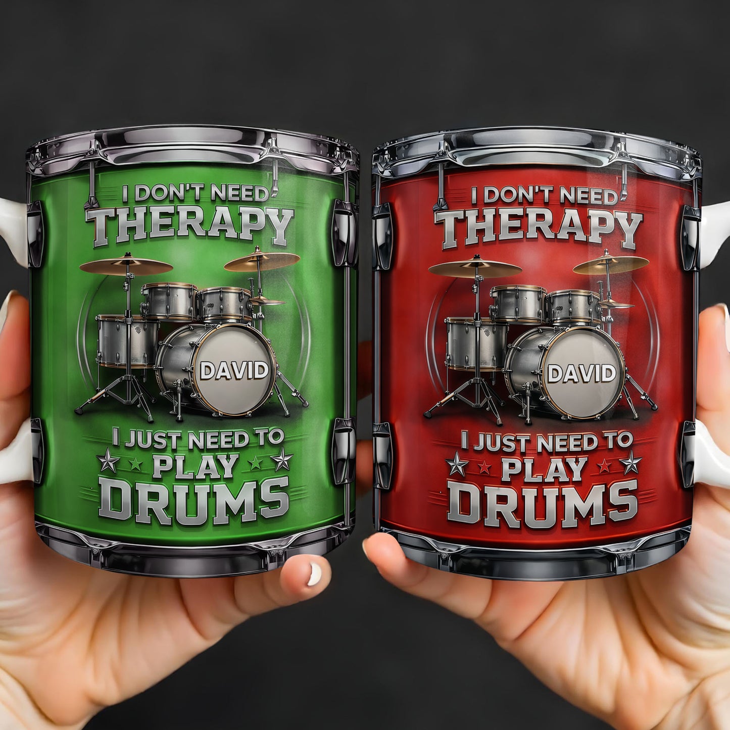 I Don't Need Therapy I Just Need To Play Drums Drum Set Design