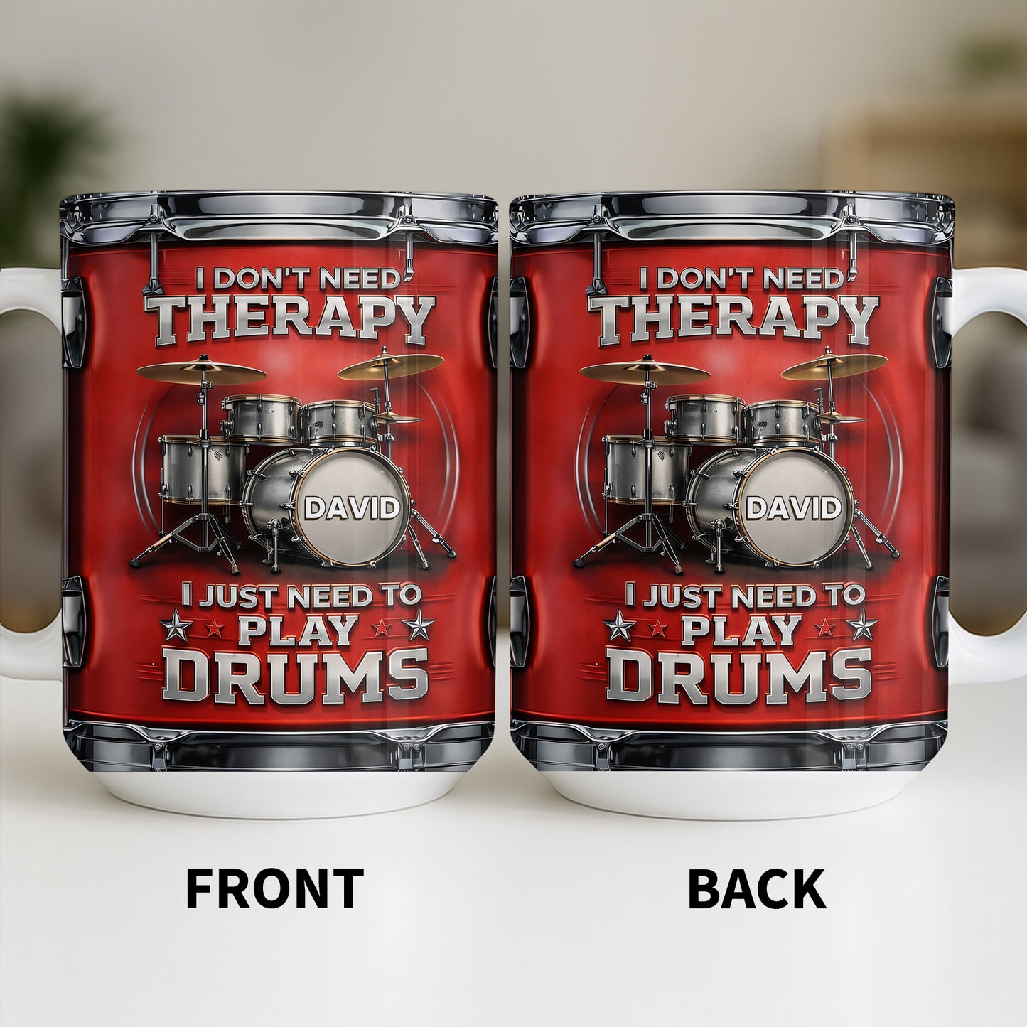 I Don't Need Therapy I Just Need To Play Drums Drum Set Design