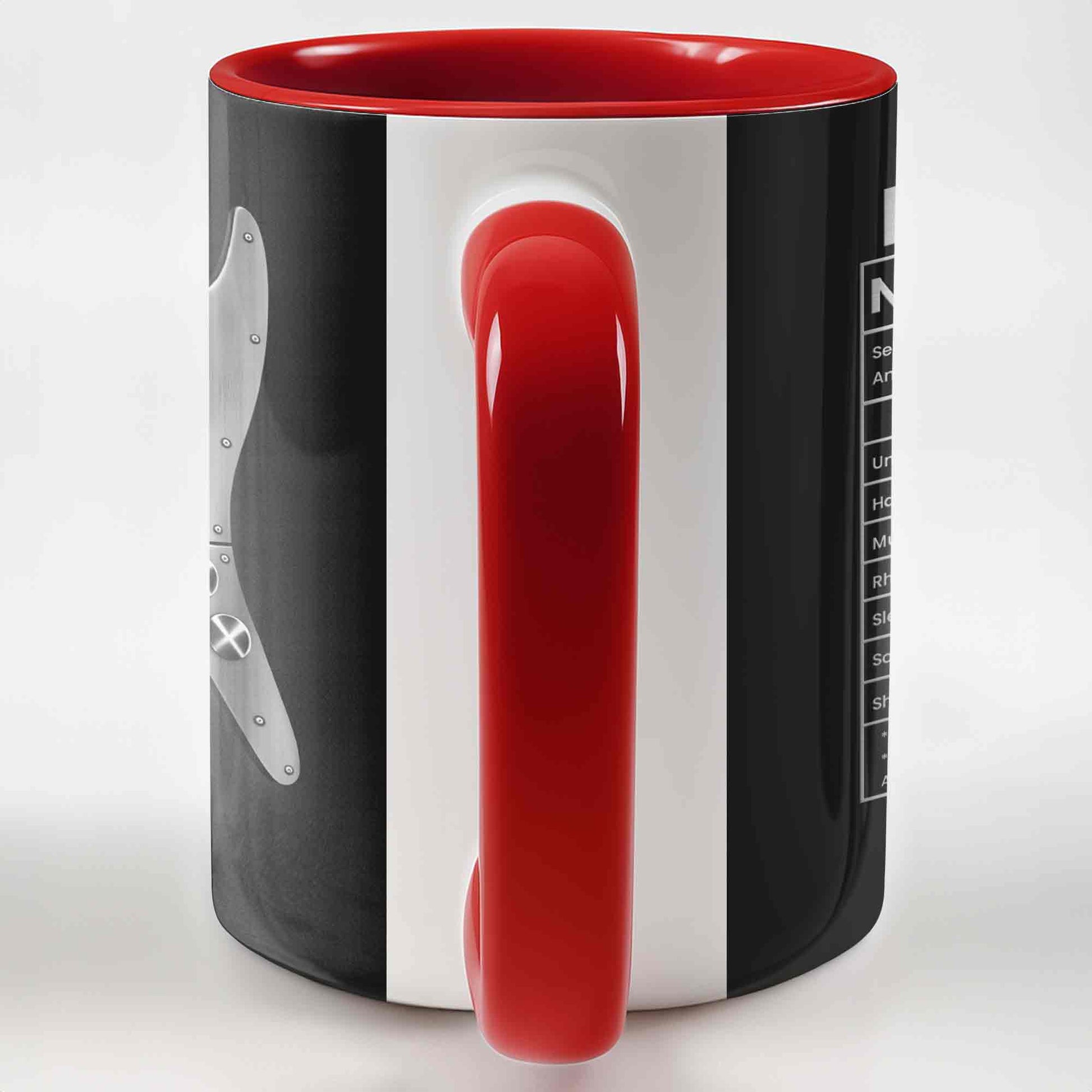 Bassist Nutrition Facts Talented Human Bass Guitar Silhouette