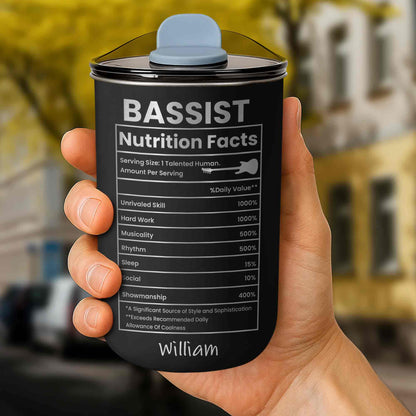 Bassist Nutrition Facts Talented Human Bass Guitar