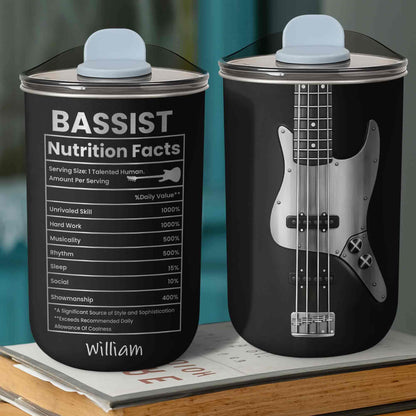 Bassist Nutrition Facts Talented Human Bass Guitar