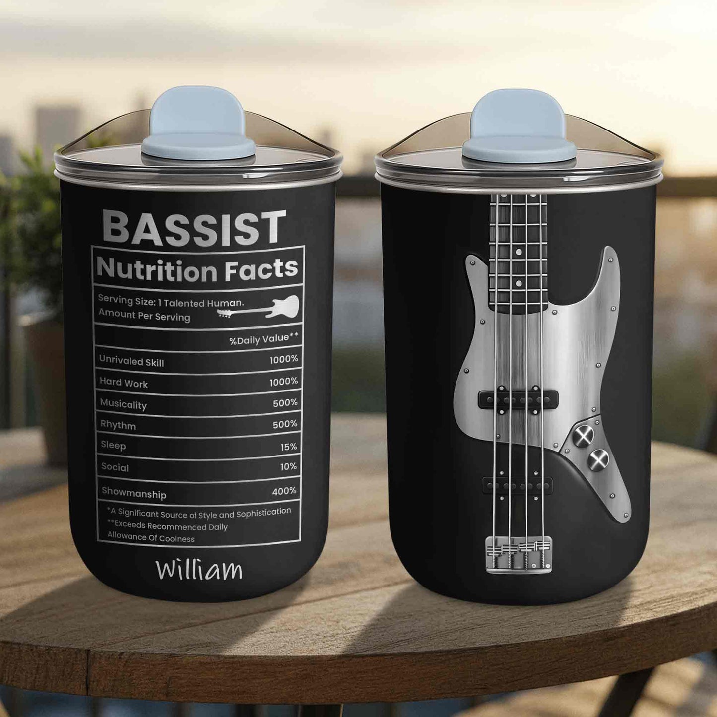 Bassist Nutrition Facts Talented Human Bass Guitar