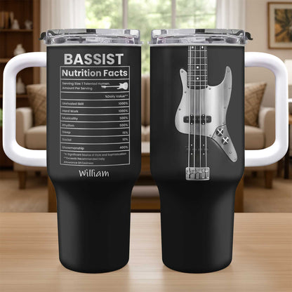 Bassist Nutrition Facts Talented Human Bass Guitar Design