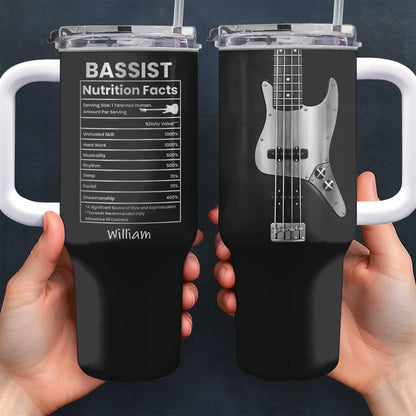 Bassist Nutrition Facts Talented Human Bass Guitar Design