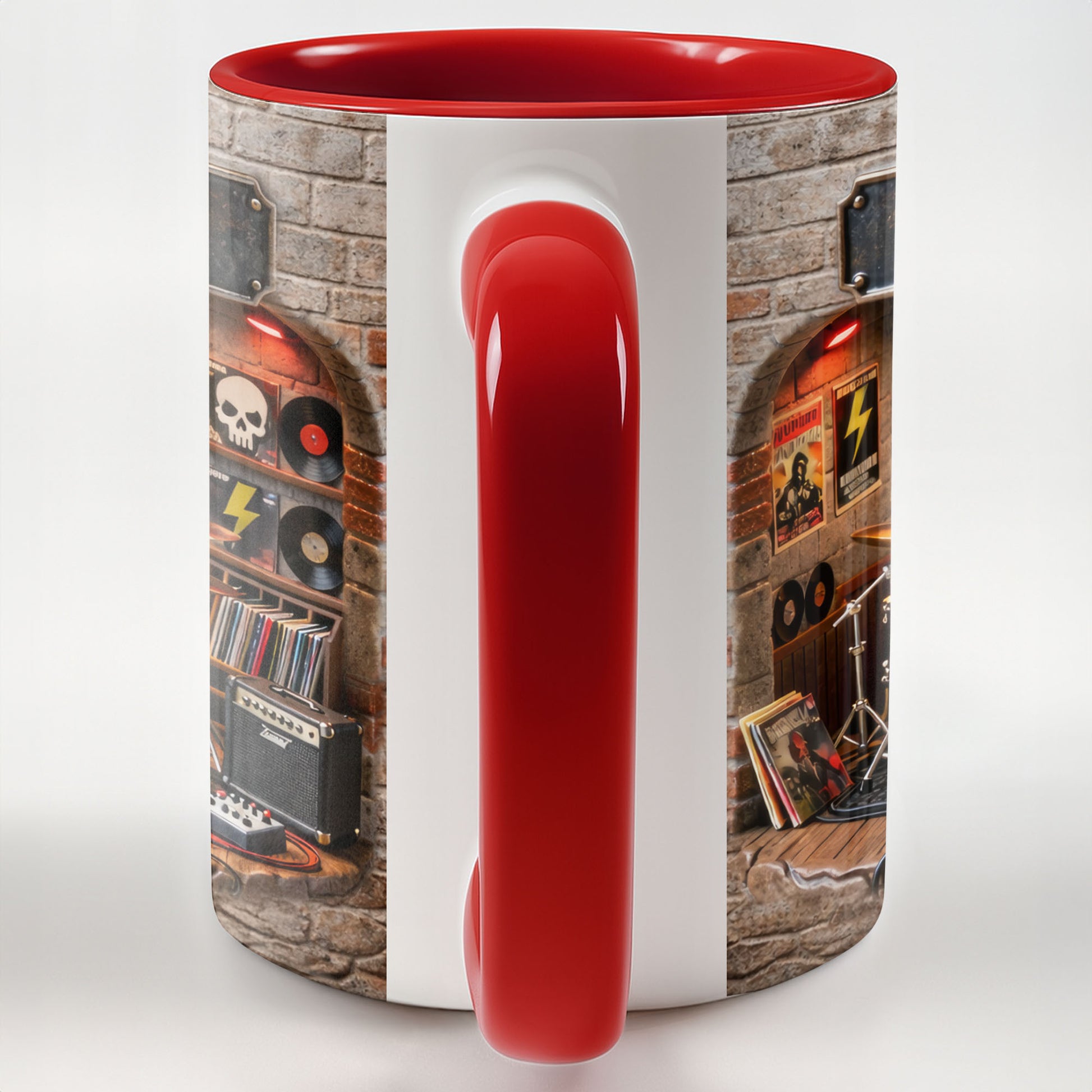 Rock Room With Guitar And Drums Set Design