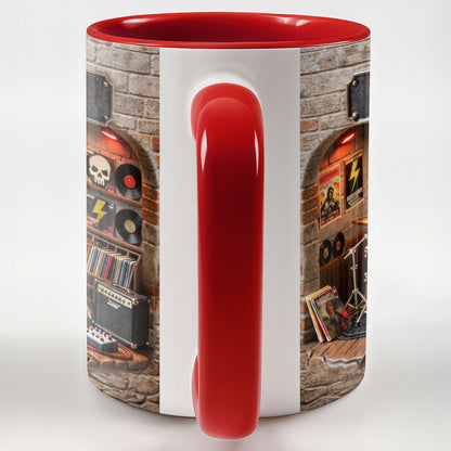 Rock Room With Guitar And Drums Set Design