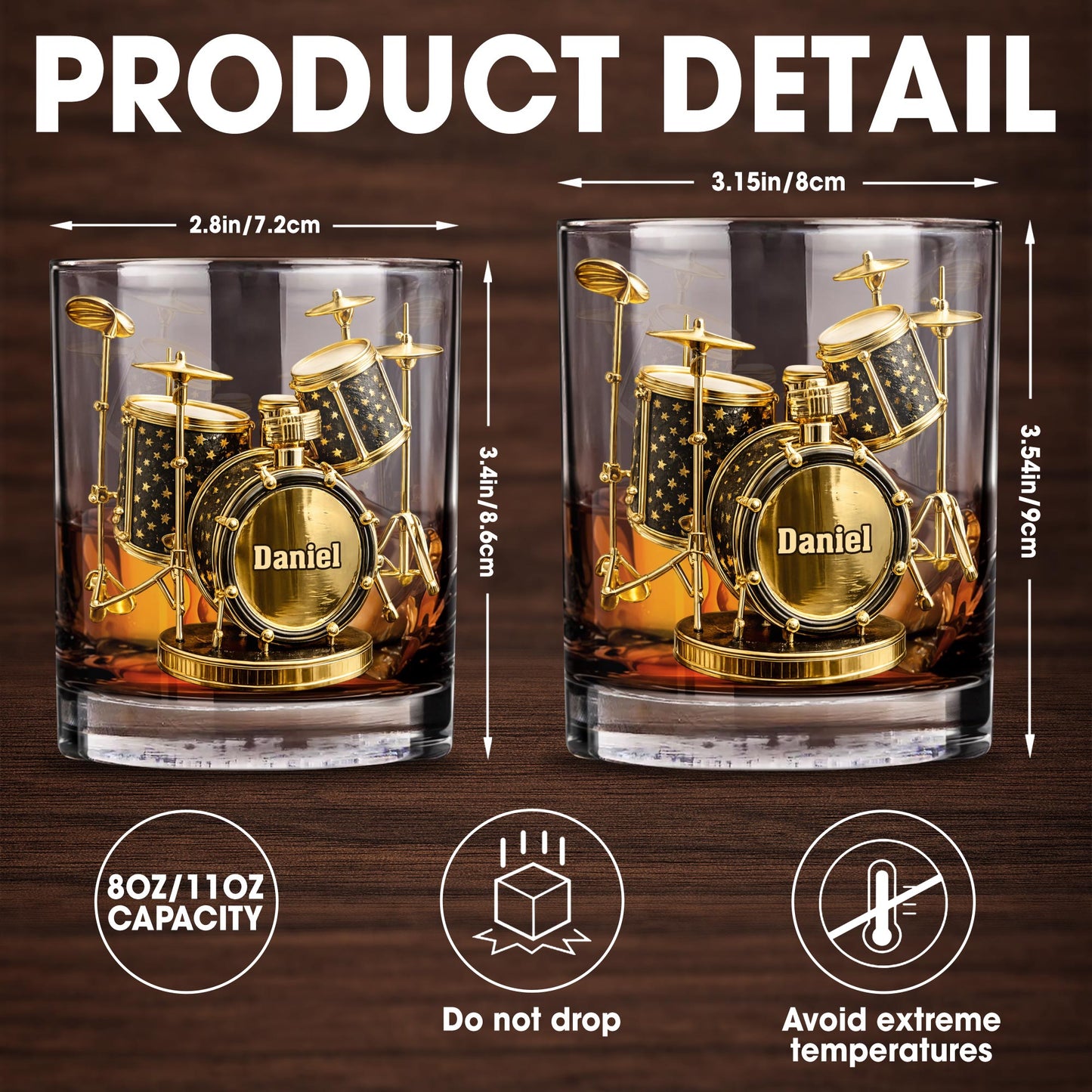 Rock To The Beat Of Your Own Drum Set Golden Musical Instrument