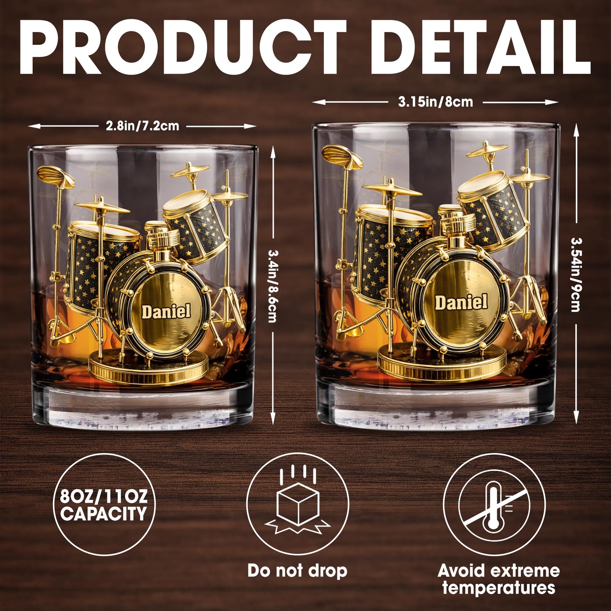 Rock To The Beat Of Your Own Drum Set Golden Musical Instrument