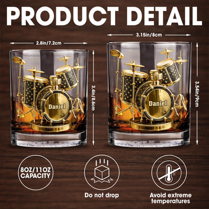 Rock To The Beat Of Your Own Drum Set Golden Musical Instrument