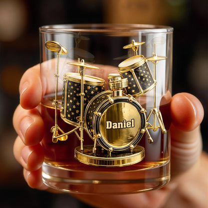 Rock To The Beat Of Your Own Drum Set Golden Musical Instrument