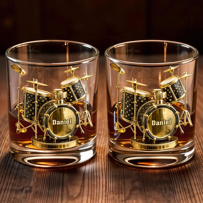 Rock To The Beat Of Your Own Drum Set Golden Musical Instrument