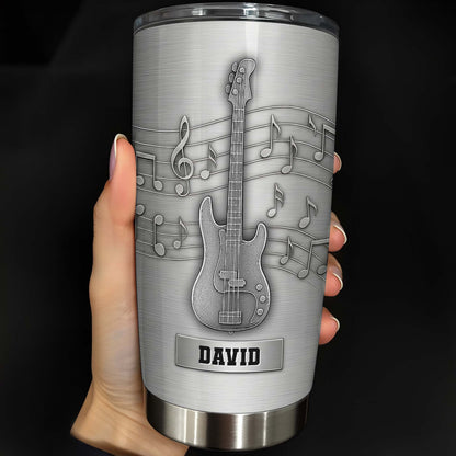 Music Is The Heartbeat Of The Soul Bass Guitar Musical Notes