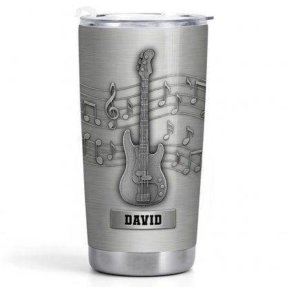 Music Is The Heartbeat Of The Soul Bass Guitar Musical Notes