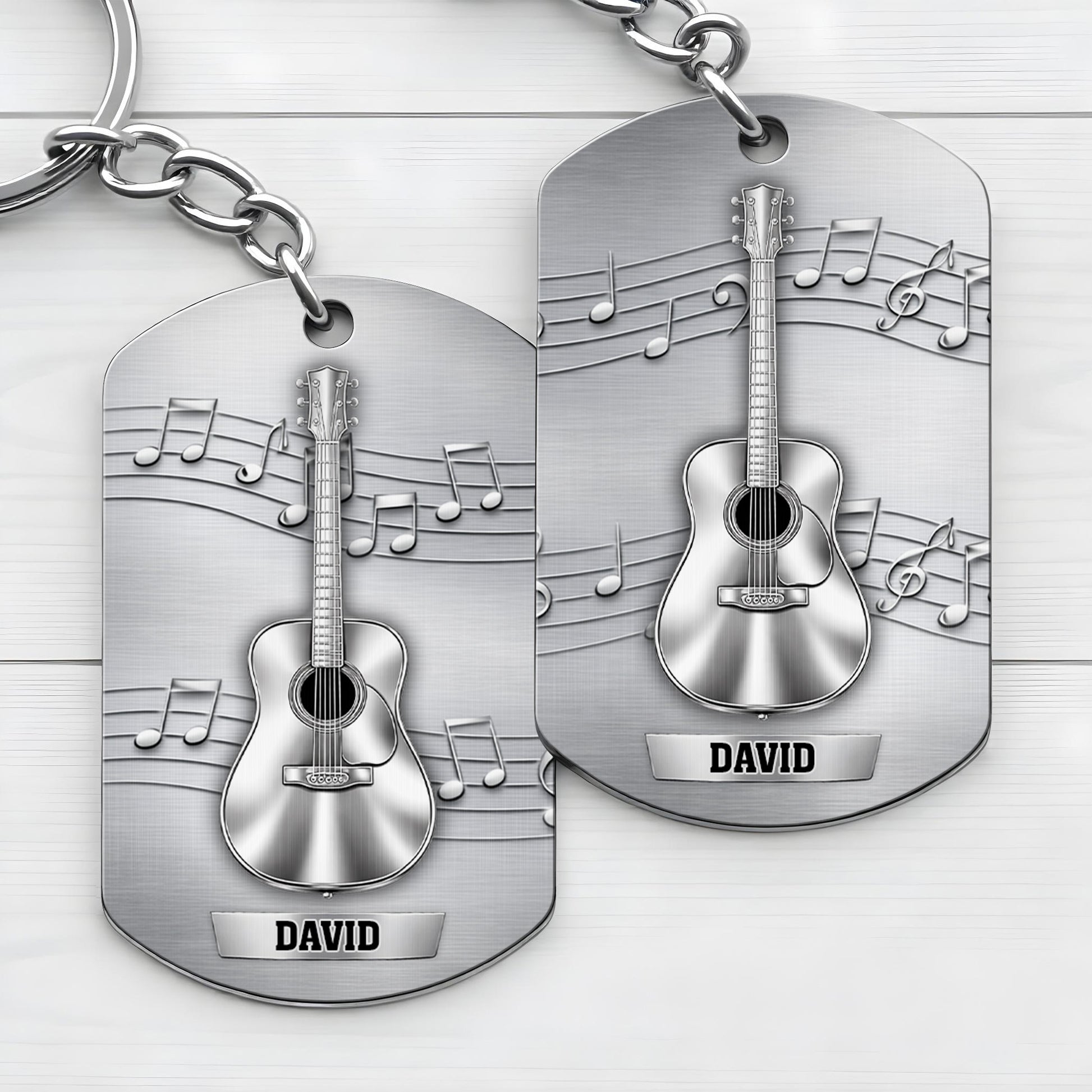 Music Is The Sound Of The Soul Acoustic Guitar And Notes