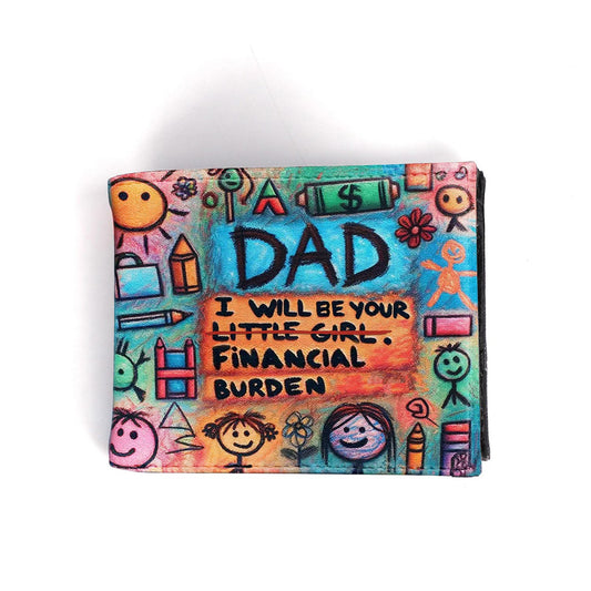 Dad, I Will Be Your Little Girl - Men's Leather Wallet - MW04