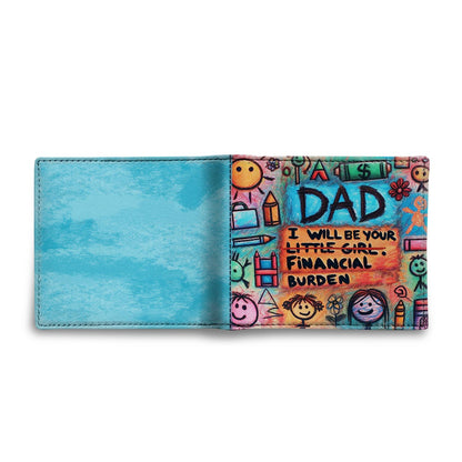 Dad, I Will Be Your Little Girl - Men's Leather Wallet - MW04