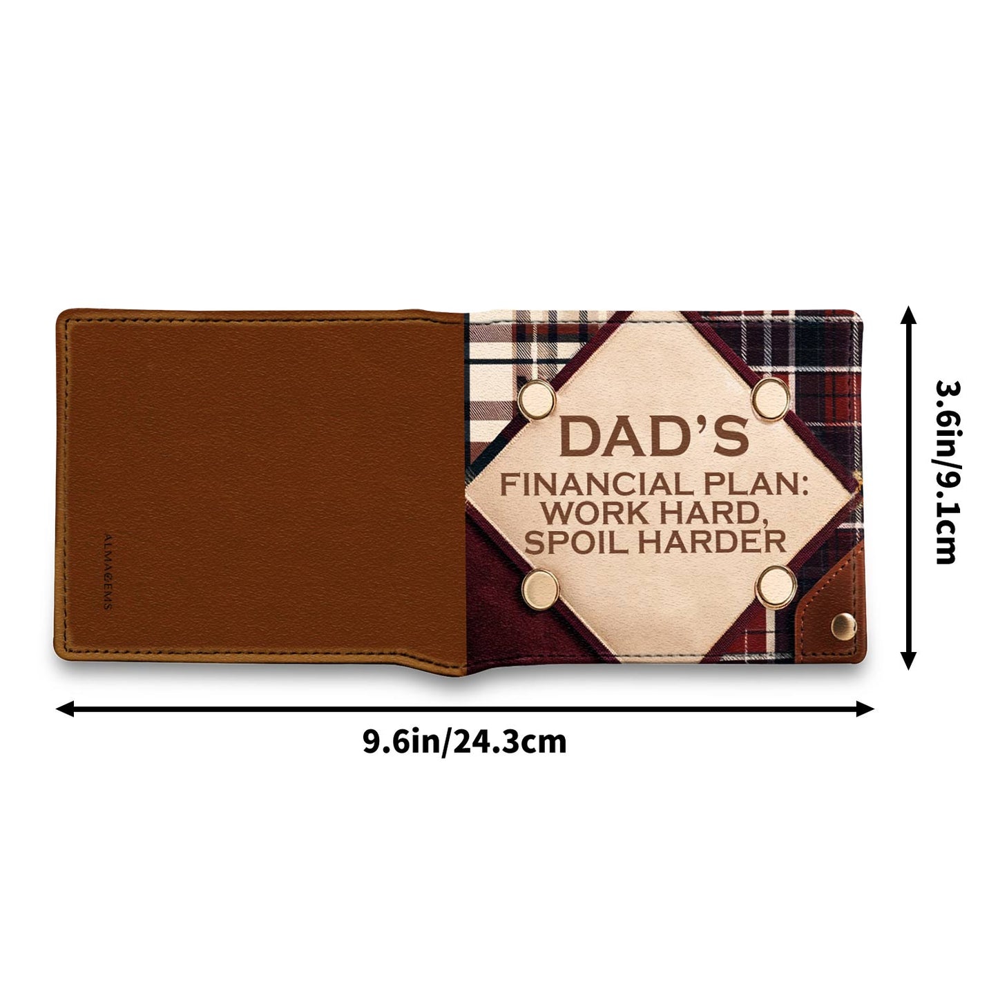 DAD’s financial plan - Men's Leather Wallet - MW15