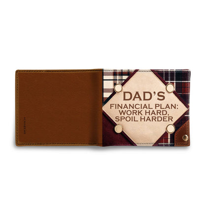 DAD’s financial plan - Men's Leather Wallet - MW15