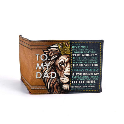 To My Dad - Men's Leather Wallet - MW16