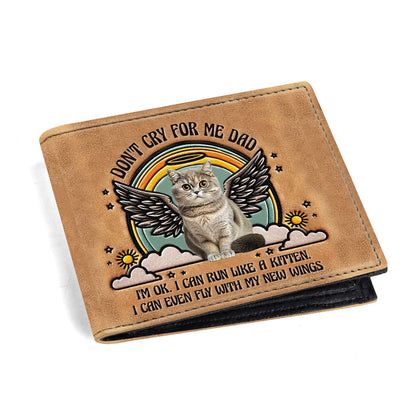 Don't Cry For Me Dad - Men's Leather Wallet - MW_CAT01