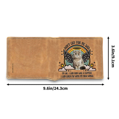 Don't Cry For Me Dad - Men's Leather Wallet - MW_CAT01
