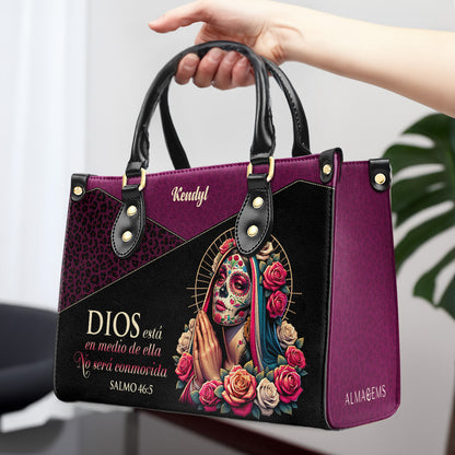 Dios - Bolso de mano de piel personalizado - MX12