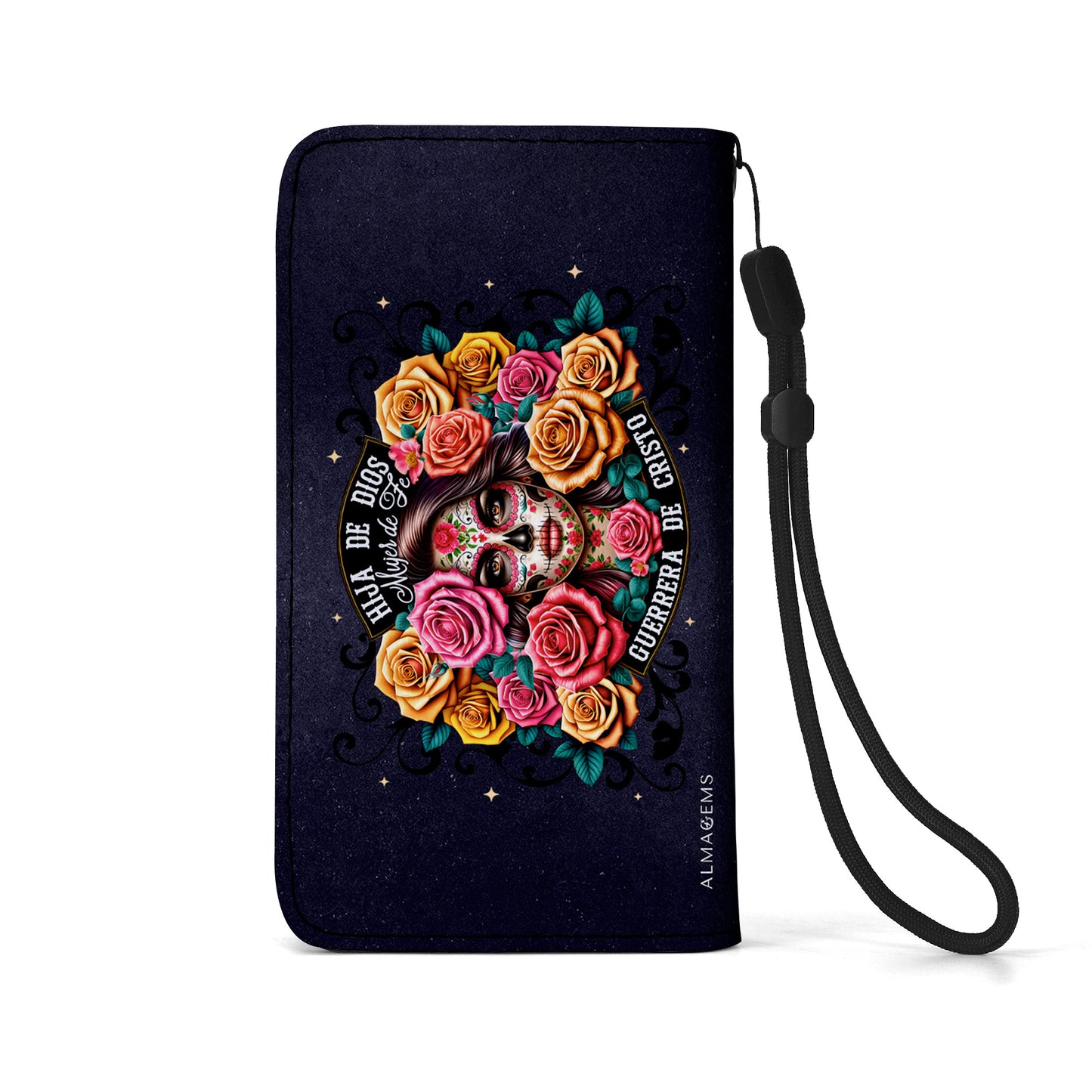 Hija De Dios - Bespoke Phone Leather Wallet - MX13PW