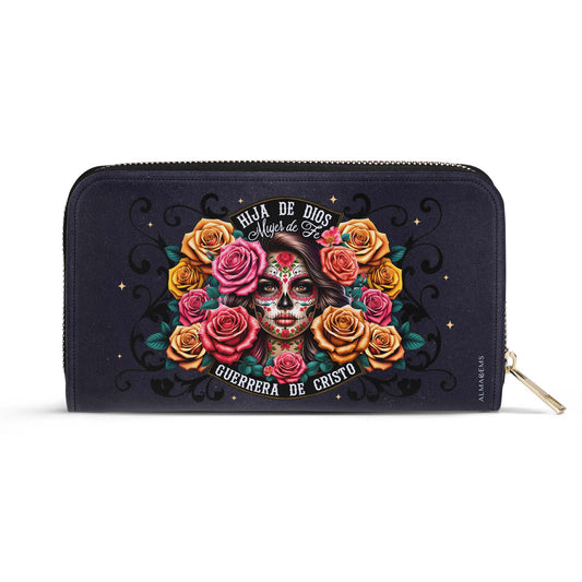 Hija De Dios - Women Leather Wallet - MX13WL
