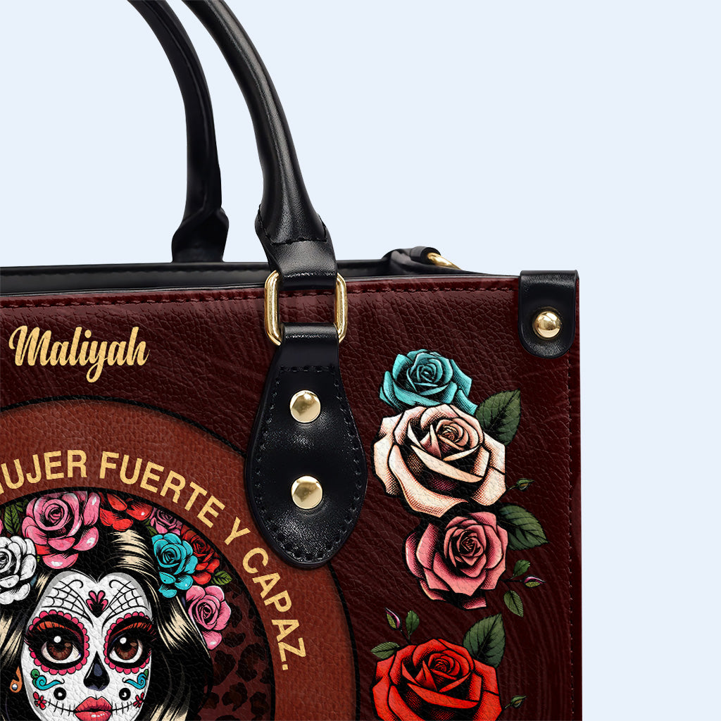 Mujer Fuerte - Bolso de piel personalizado - MX24