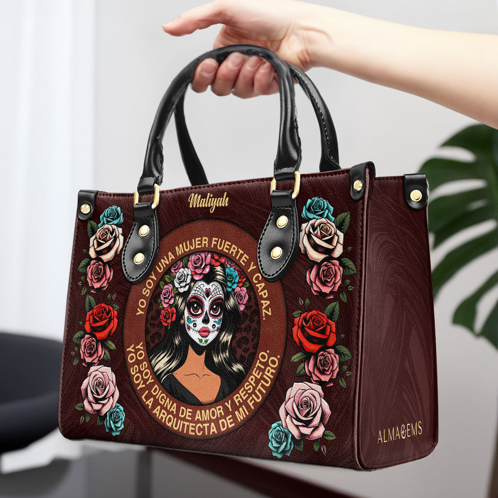 Mujer Fuerte - Bolso de piel personalizado - MX24