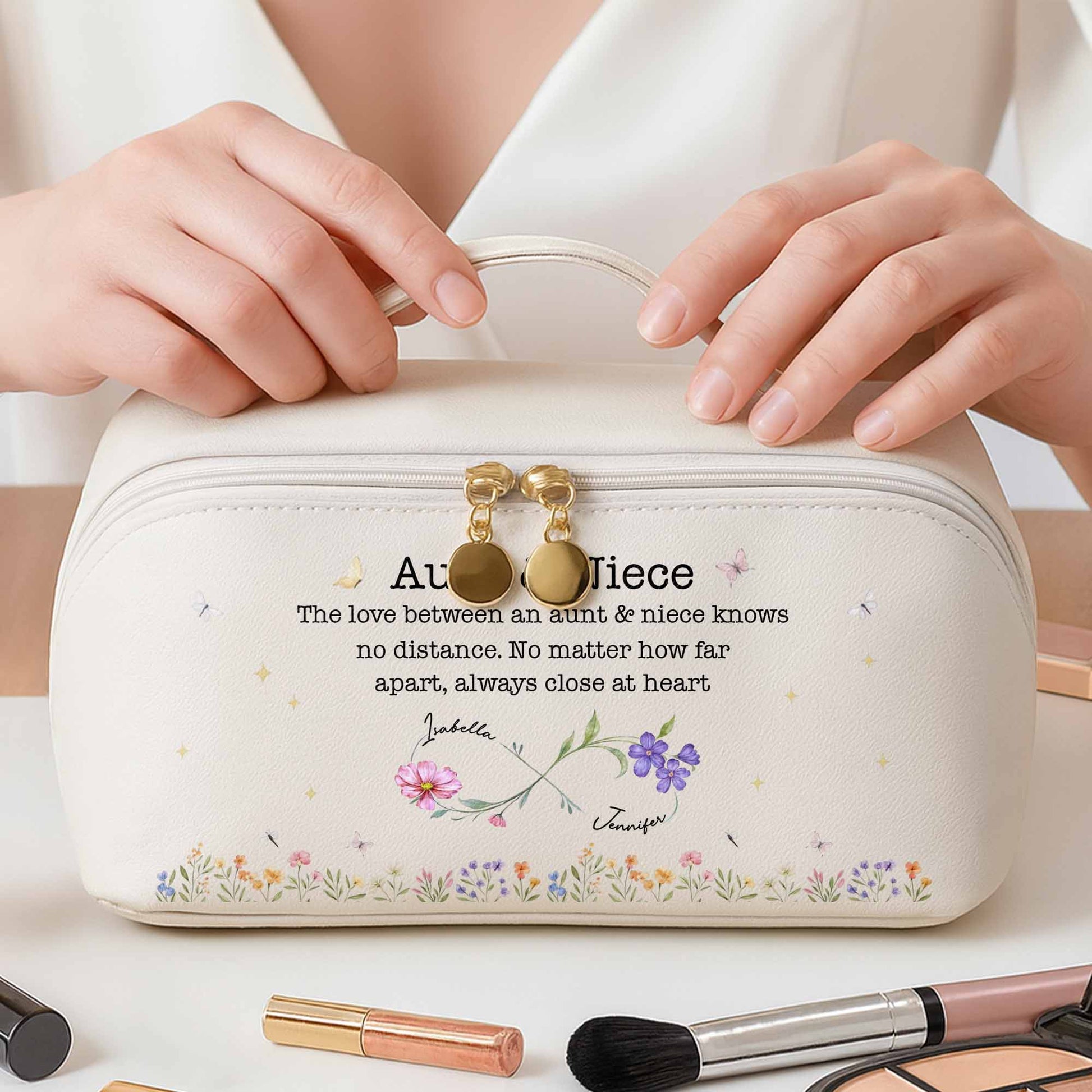 The Love Between An Aunt & Niece, Flowers And Stars