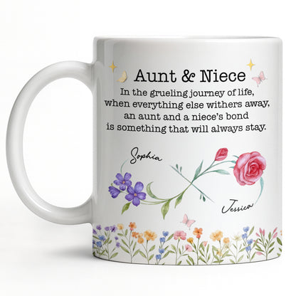 Aunt And Niece’s Bond With Flowers And Butterfly