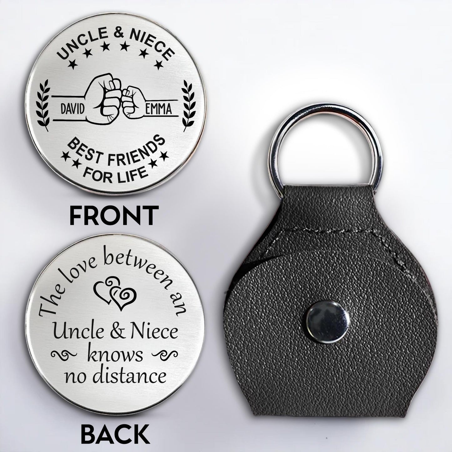 The Love Between An Uncle And Niece, Heart And Fist Bump