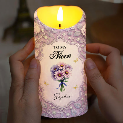 To My Niece, Beautiful Flowers and Butterflies