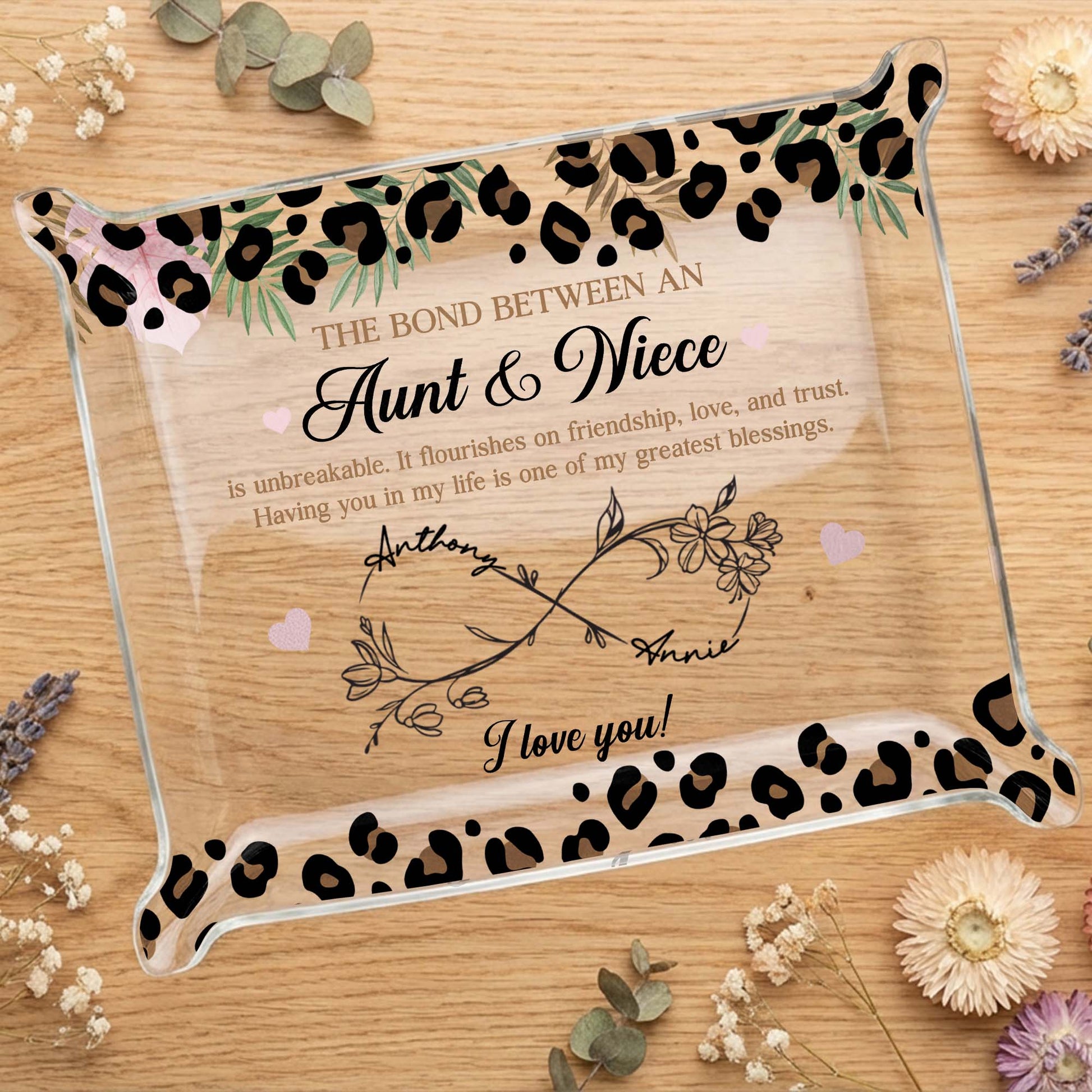 The Bond Between An Aunt & Niece, Love You Flowers