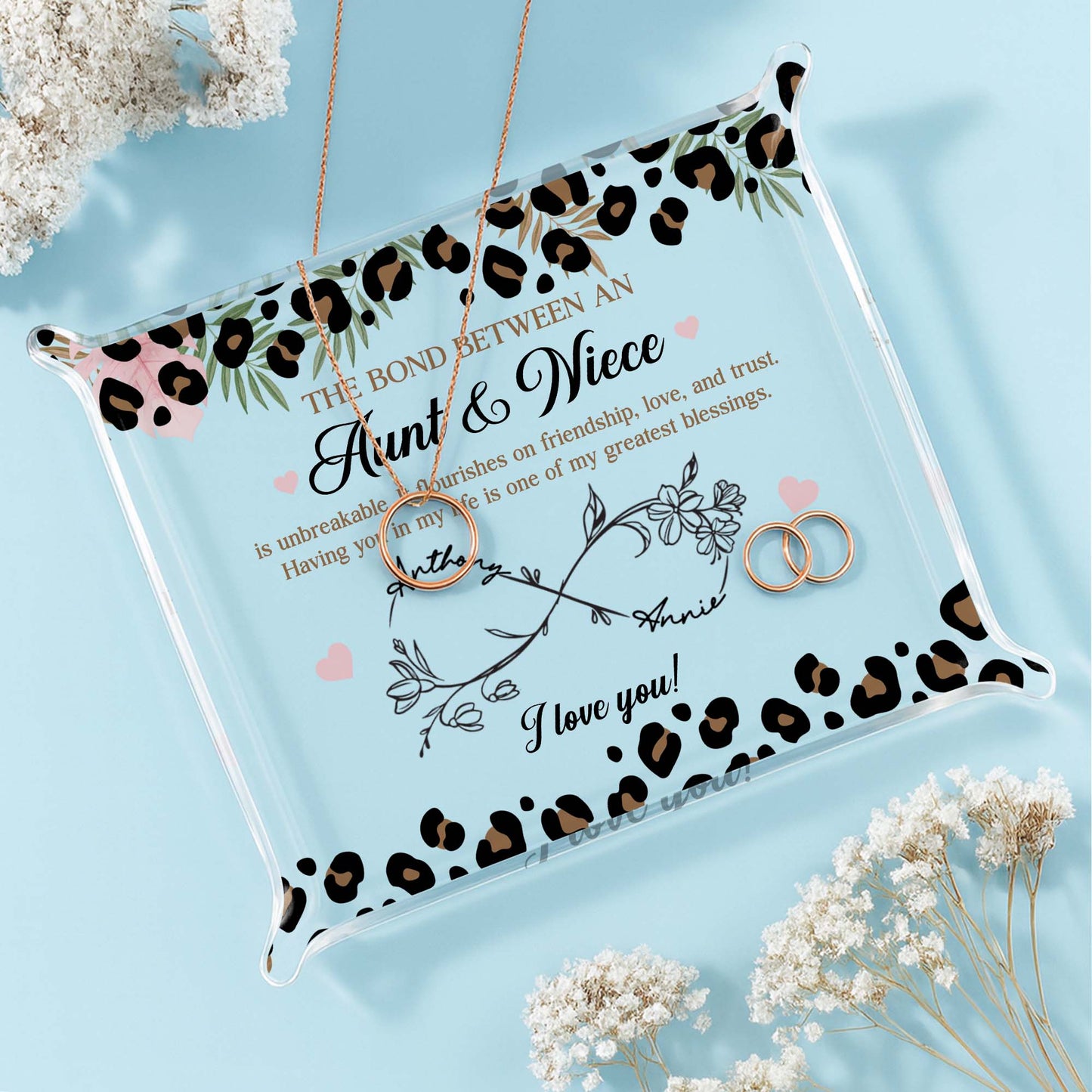 The Bond Between An Aunt & Niece, Love You Flowers