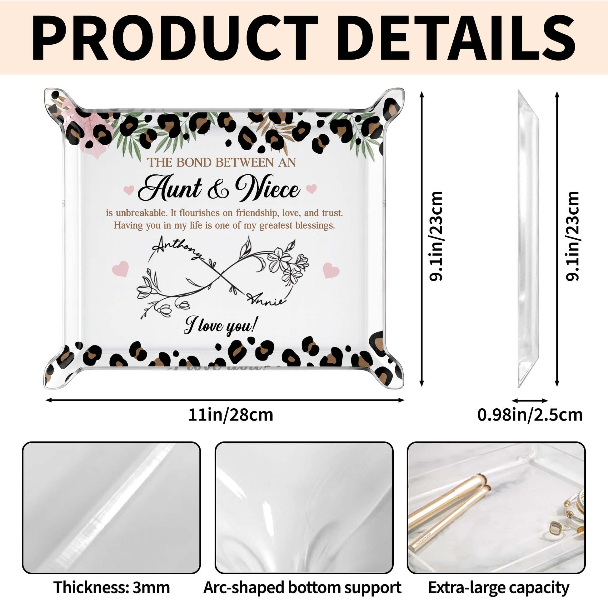 The Bond Between An Aunt & Niece, Love You Flowers