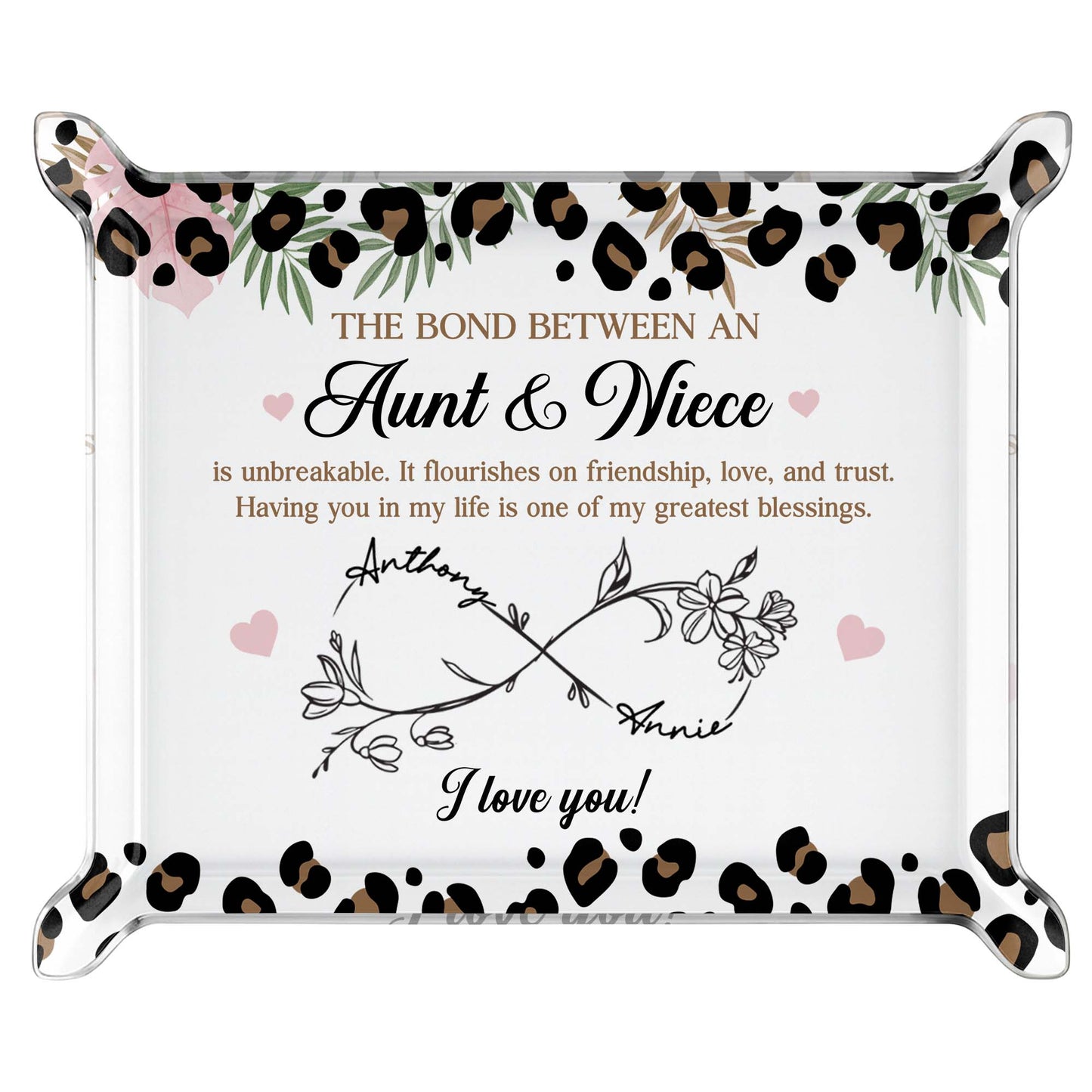 The Bond Between An Aunt & Niece, Love You Flowers