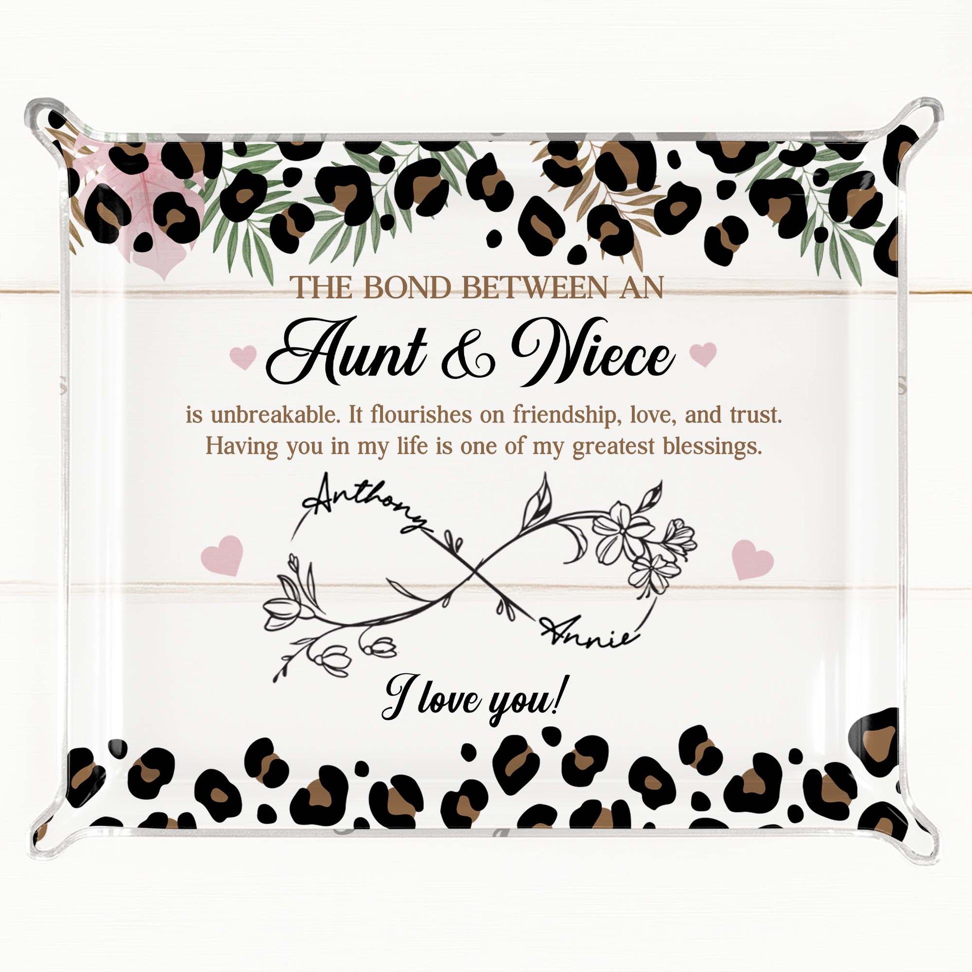 The Bond Between An Aunt & Niece, Love You Flowers