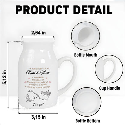 The Bond Between An Aunt & Niece, Hearts And Floral Designs