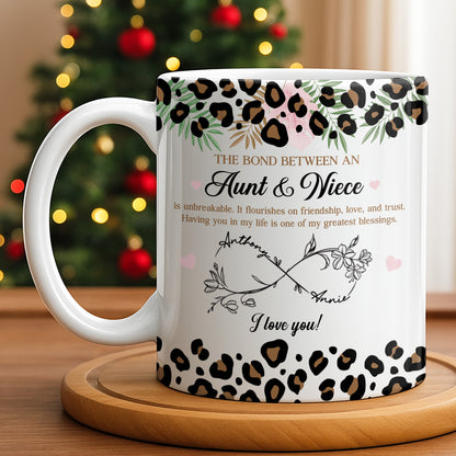 The Bond Between An Aunt & Niece, Leopard Print And Hearts