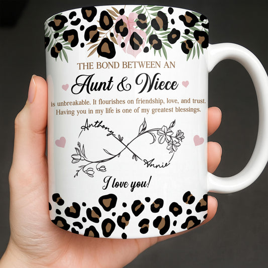 The Bond Between An Aunt & Niece, Leopard Print And Hearts