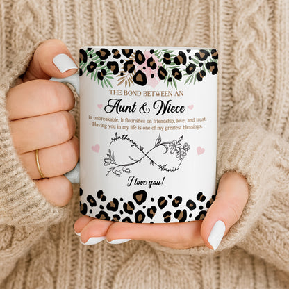 The Bond Between An Aunt & Niece, Leopard Print And Hearts