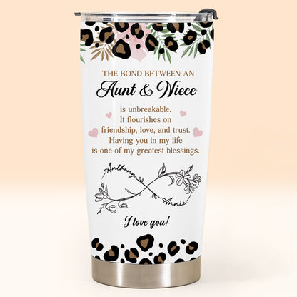 The Bond Between An Aunt & Niece, Flowers And Hearts